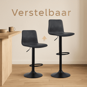 Verstelbare barkrukken