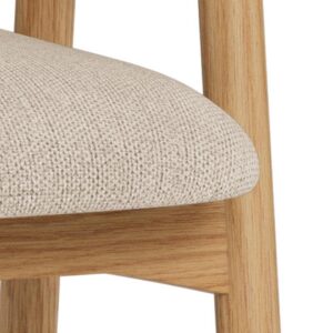Akira barkruk naturel hout