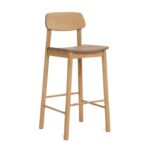 Ronin barkruk naturel hout