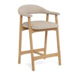 Akira barkruk naturel hout